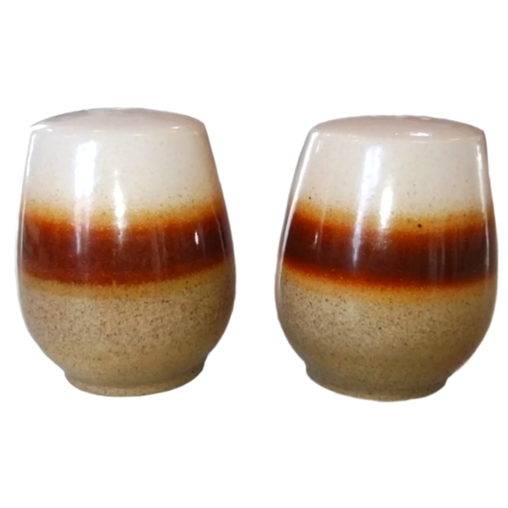 1970s Beauce Pottery Yukon Collection Salt and Pepper Set